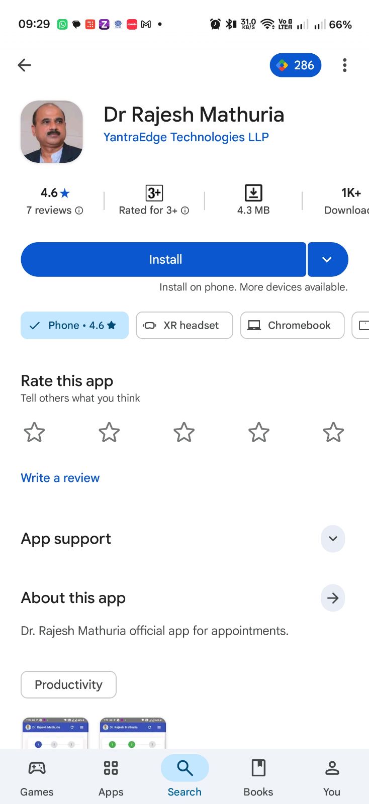 DoctorSahab app on the Google Play Store